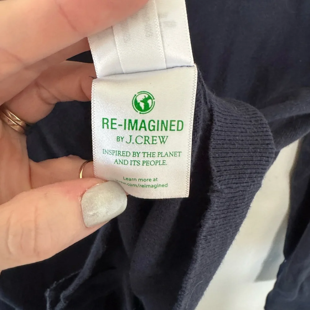 J. Crew Navy Classic Cardigan - Picture 6 of 8